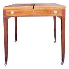 19thc English Gentleman's Dressing Table