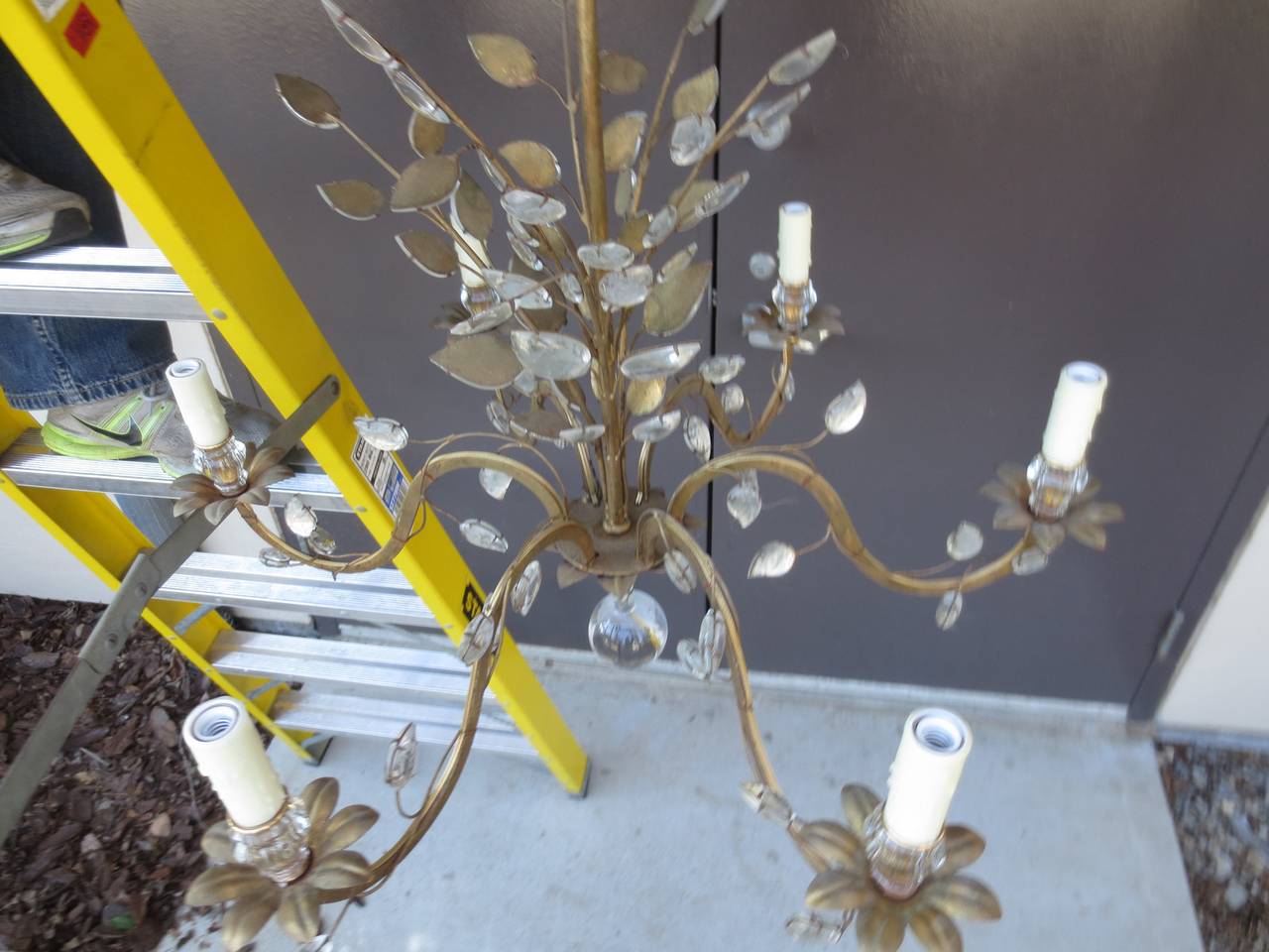 Lustre de la Maison Bagues:: circa 1950s 1