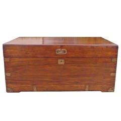 Antique Chinese Export Camphor Wood Trunk, circa 1880