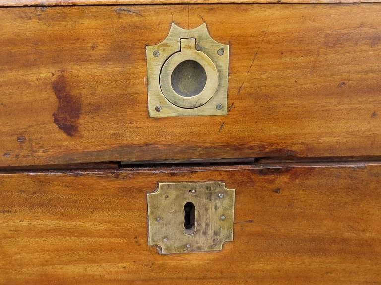 Excellent 19th Century Camphor Military Trunk 2