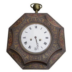 Early 19th Century French Tole Clock