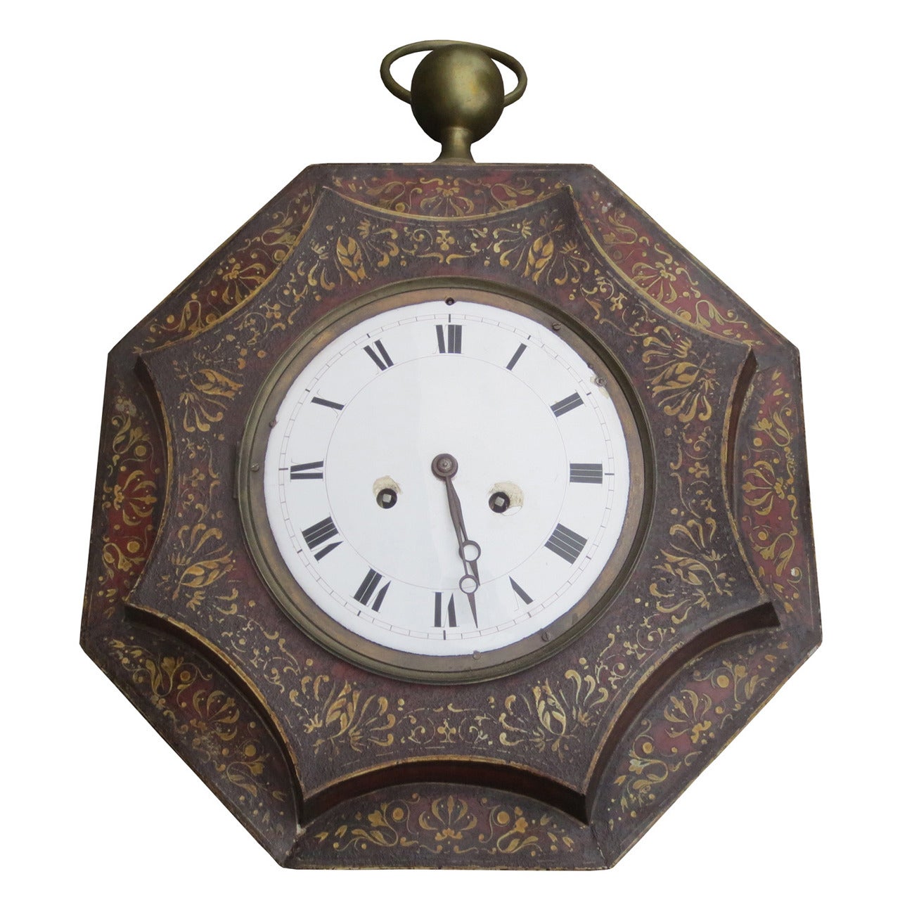 Early 19th Century French Tole Clock