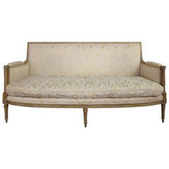 19thc French Directoire Painted Settee