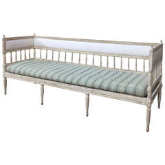18th-19th Century Jumbo Gustavian Style Bench 5