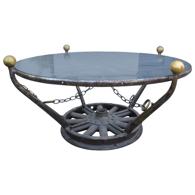 Incredible 20th Century Artist Horseshoe Coffee Table at 1stDibs