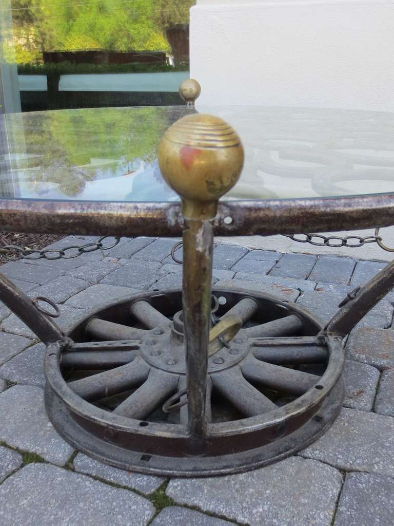 horse shoe coffee table