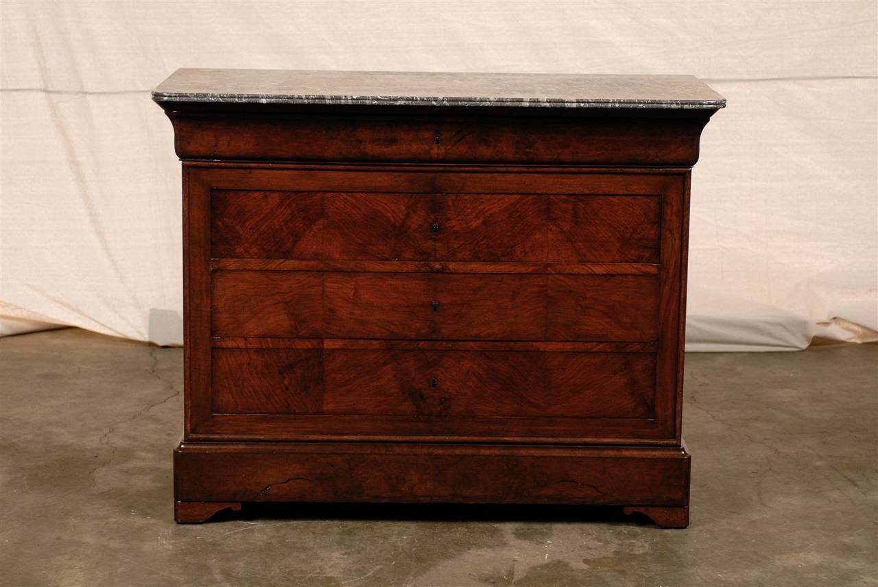 19th Century Louis Philippe Commode with Marble Top 2