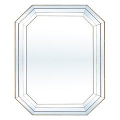 Mid C Venetian Style Octagonal Mirror