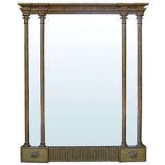 Period, 19th Century Georgian Giltwood Mirror with Columns
