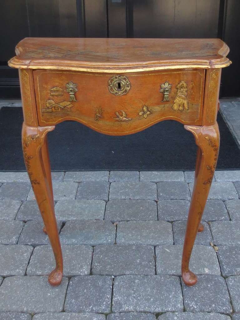 18th/19th Century Queen Anne Chinoiserie Table