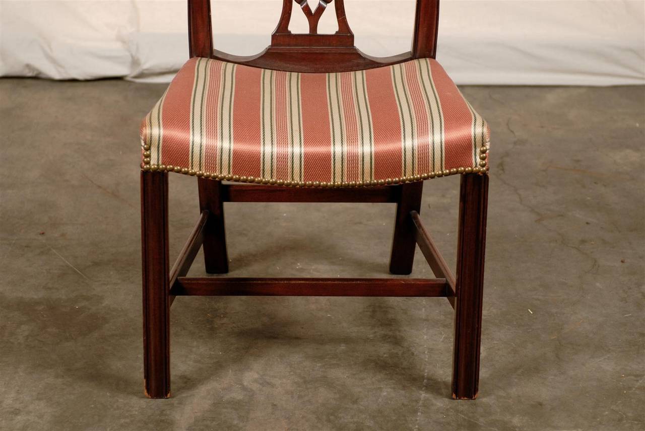 English Georgian Set of Six Dining Chairs, circa 1820 2