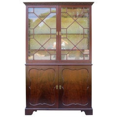 Late 18th Century George III Style Mahogany & Glass Bookcase