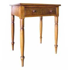 C.1820-1850 American Side Table With One Drawer