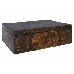 18thc Chinoserie Box, Lacquered