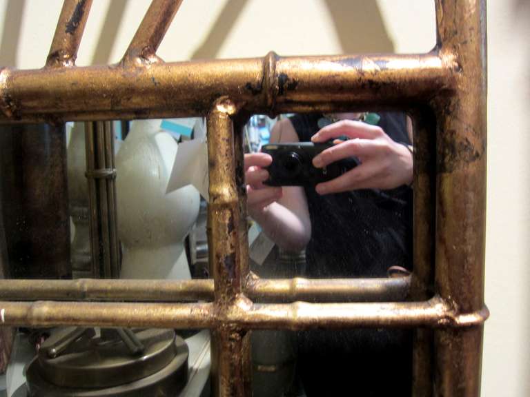 Pair of vintage La Barge gilded mirrors.