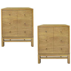 Pair of Mid C Bedside Tables in the style of Parzinger