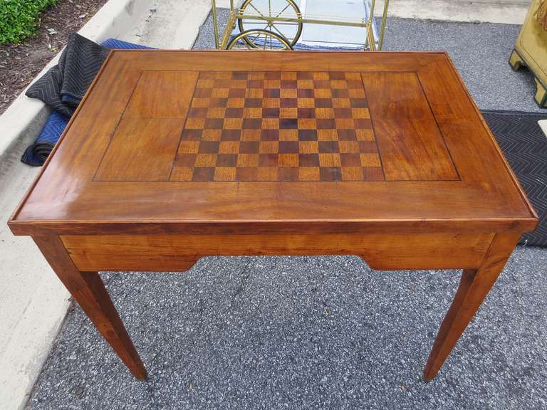 French 18th-19th Century Fruitwood Tric Trac Table