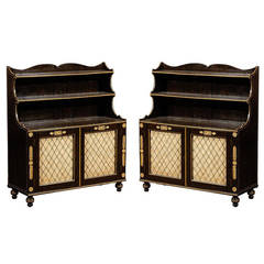 19th Century Pair of Regency Bookcases 9