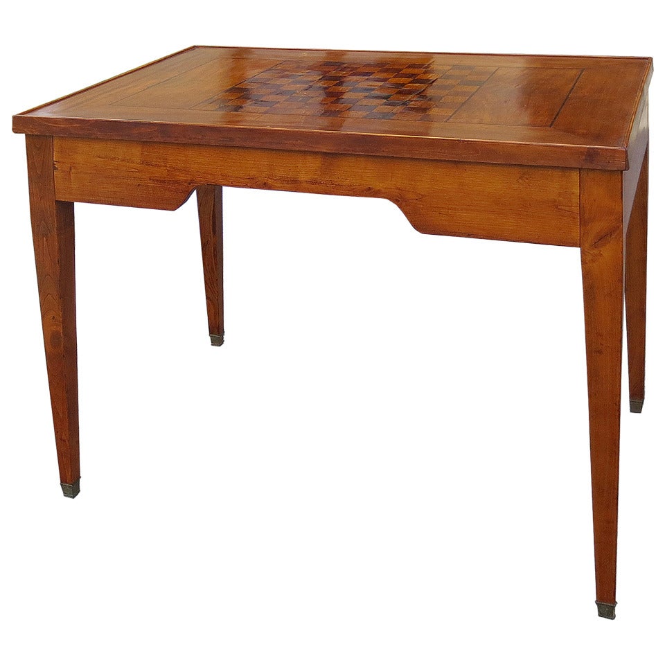 18th-19th Century Fruitwood Tric Trac Table
