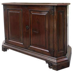 18th Century Large Italian Walnut Credenza