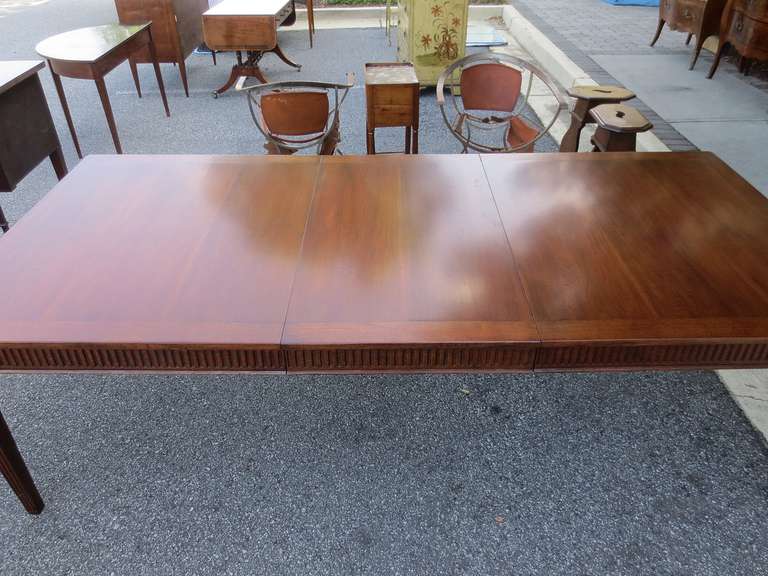 20th Century Don Rousseau Walnut Dining Table In Good Condition In Atlanta, GA