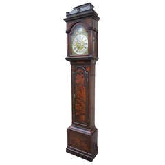 18th-19th Century English Chinoiserie Tall Case Clock 4