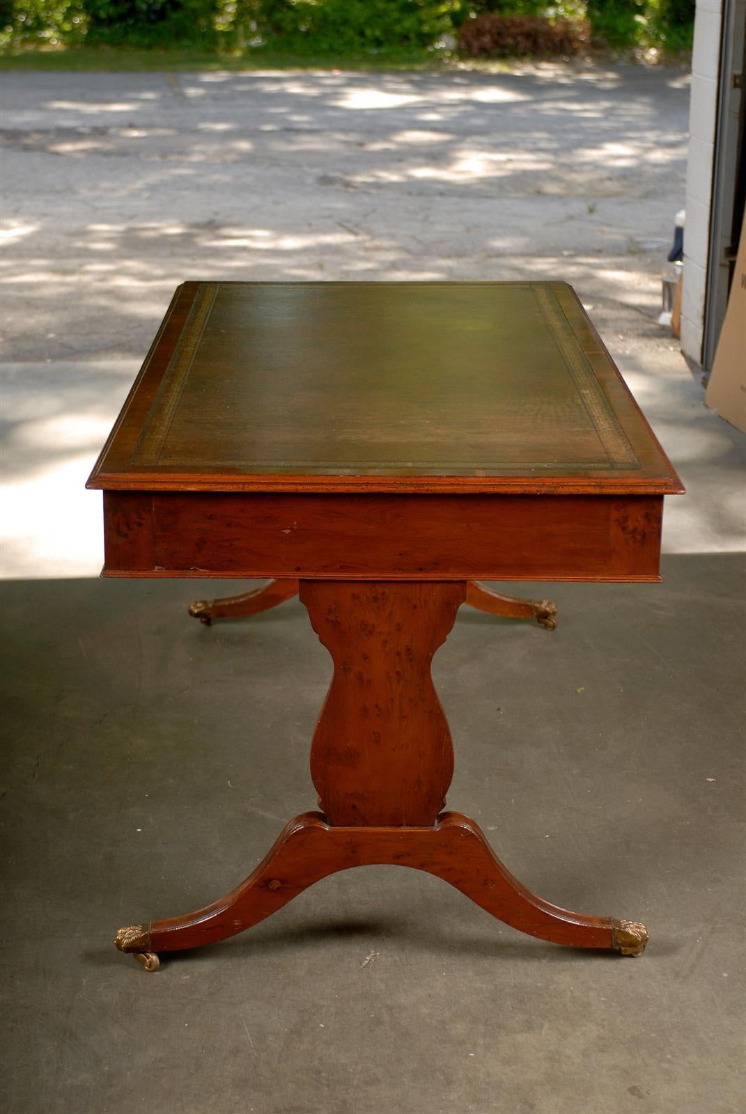 19th Century Mahogany Regency Style Writing Table 4