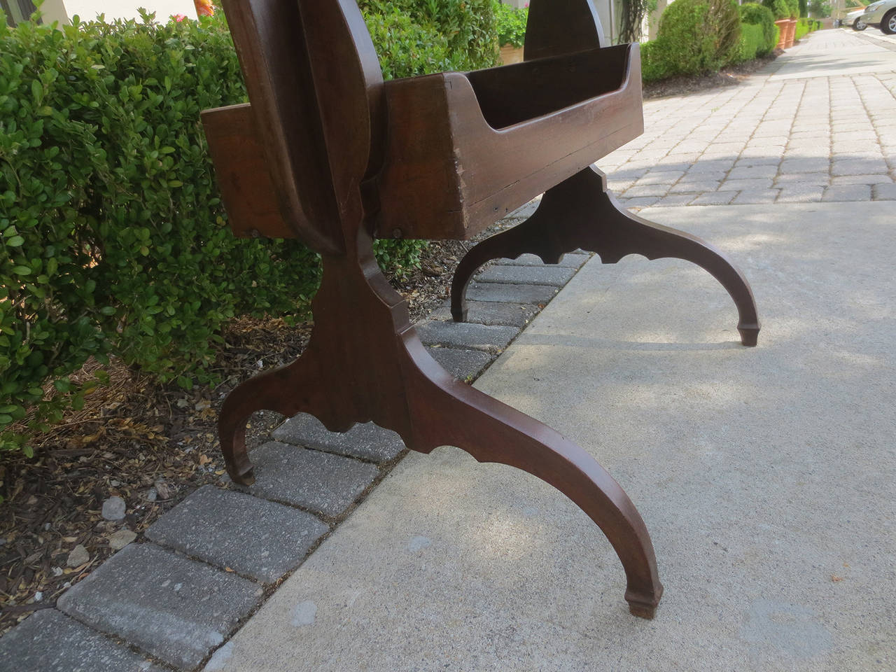 18th-19th Century French Kidney Shape Leather Top Writing Table 3