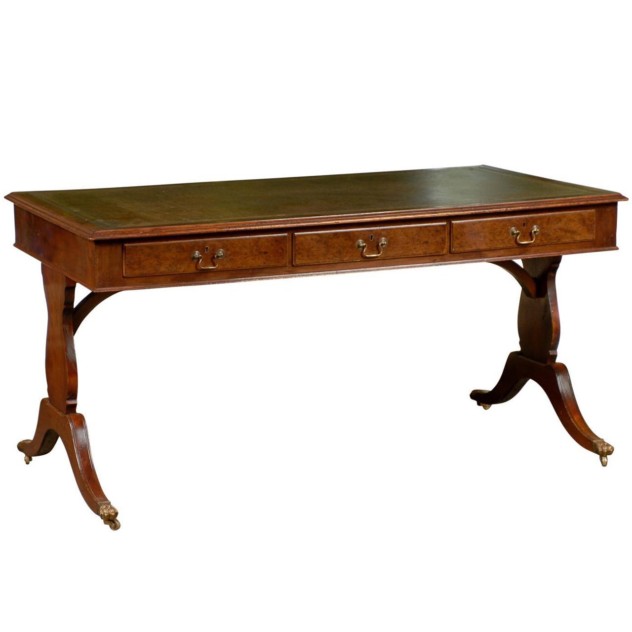 19th Century Mahogany Regency Style Writing Table