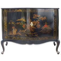 18th/19th Century Two-door Chinoiserie Cabinet