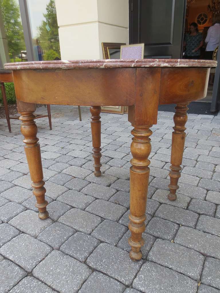 19th Century French Marble Top Table For Sale 1