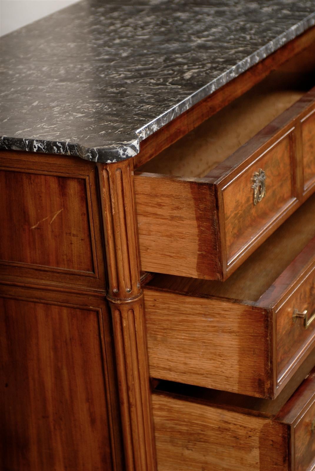 19th Century Marble-Top Mahogany Commode 4