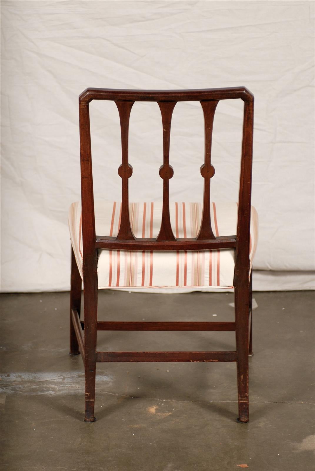 Set of Eight 19th Century Sheraton Dining Chairs 4