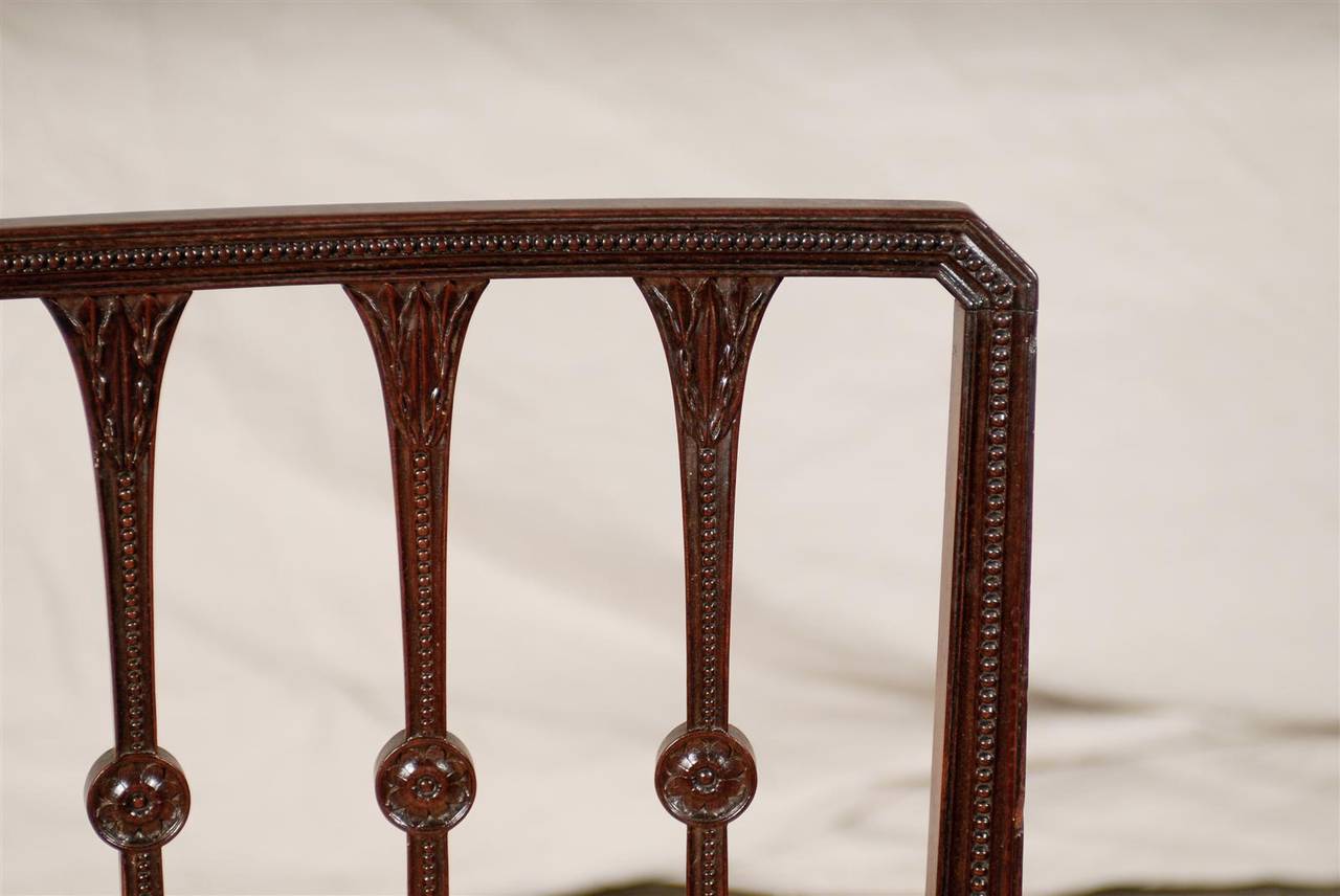 Set of Eight 19th Century Sheraton Dining Chairs 3