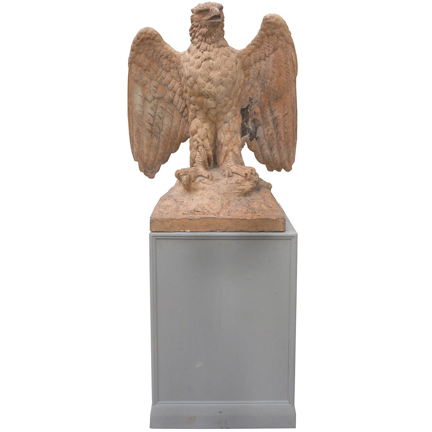Terracotta Eagle, Impressive Scale For Sale