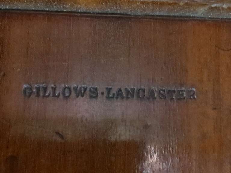 19th Century, English Two-Tier Dumbwaiter Embossed Gillows of Lancaster 3