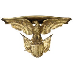 20th Century Gilt Eagle Bracket with Florian Papp, Inc., New York Label