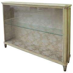 20th Century French Display Case, Stamped Jansen