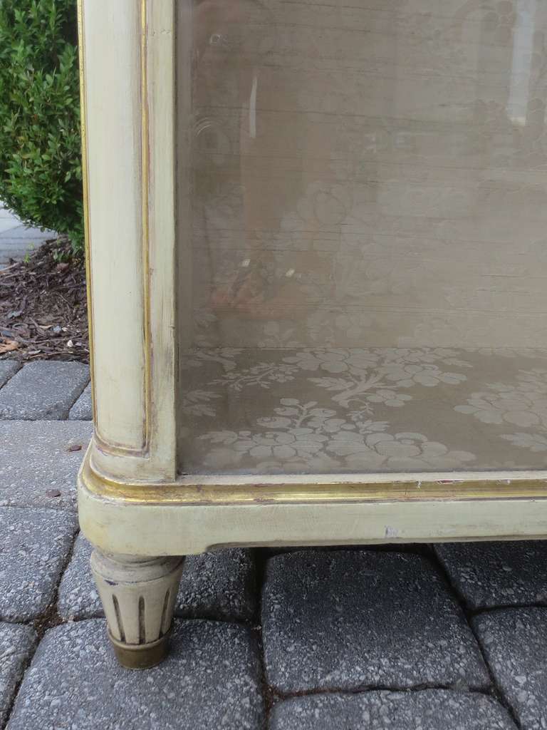 Glass 20th Century French Display Case, Stamped Jansen
