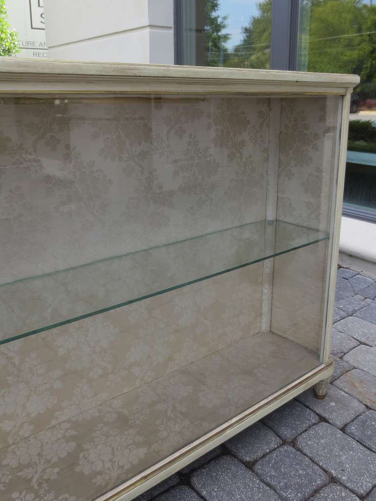 20th Century French Display Case, Stamped Jansen 1