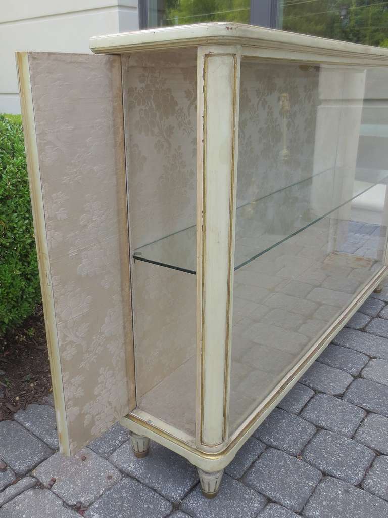 20th Century French Display Case, Stamped Jansen at 1stdibs