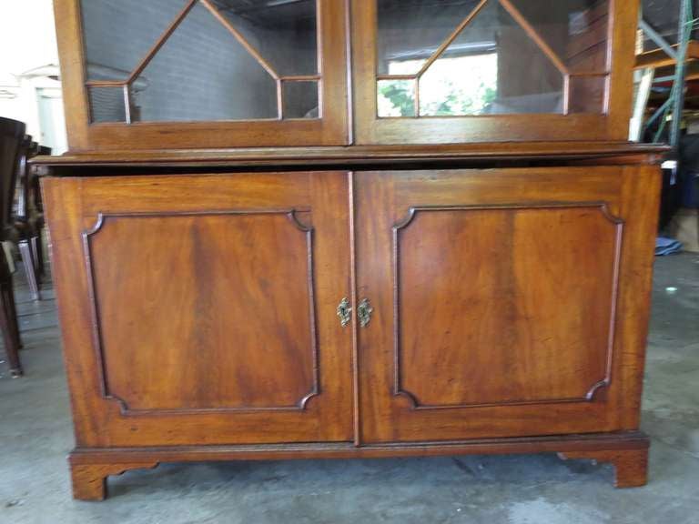 English 18th-19th Century George III Style Mahogany Secretary For Sale