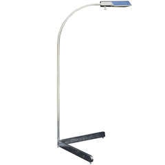 Mid C Nickel Floor Lamp