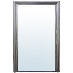 Antique 19th Century French Silver Gilt Louis Philippe Mirror