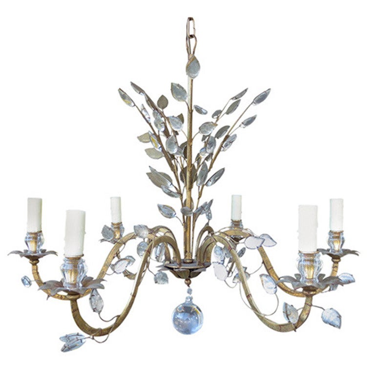 Lustre de la Maison Bagues:: circa 1950s
