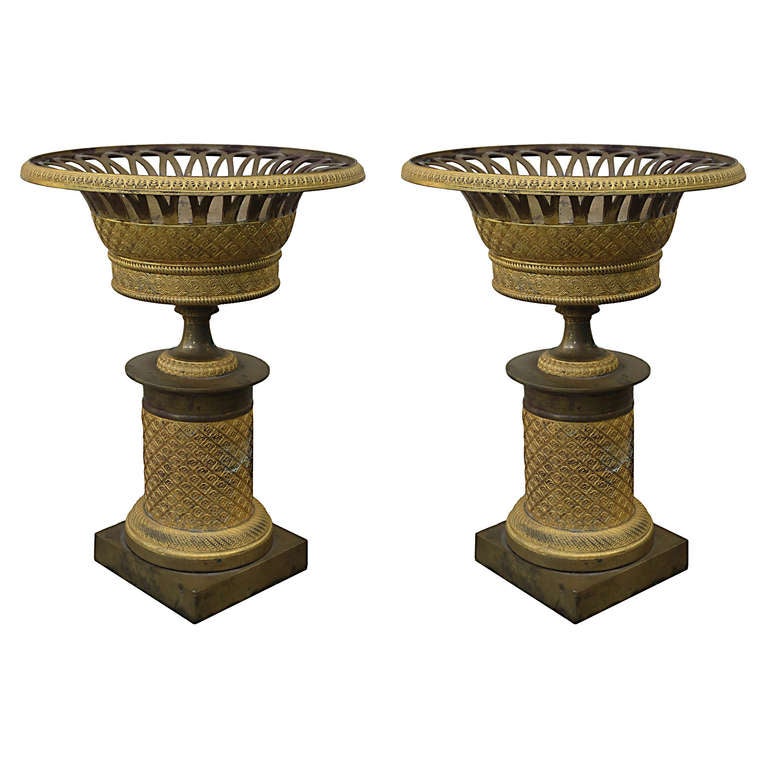 PAIR OF 19thC BRONZE COUPES, CHARLES X STYLE 
An Atlanta Resource for Fine Antiques
We have a very large inventory on our website
To visit go to www.parcmonceau.com