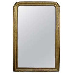 19th Century Large Gilt Louis Philippe Style Mirror