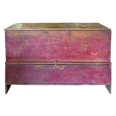 Antique 19th Century American Sugar Chest with Original Finish