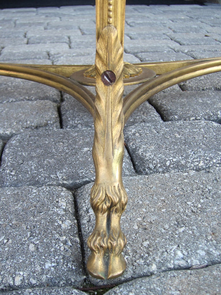 20thC Louis VXI Style Marble & Gilt Bronze Gueridon Table 1