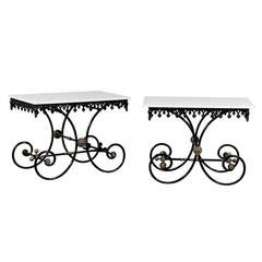 Pair of Late 19th-Early 20th Century French Pastry Tables 8